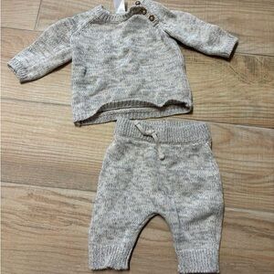 Carters Knit Baby Sweater and Pants Set
